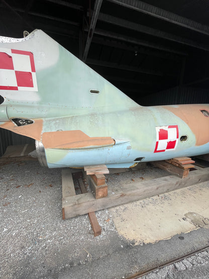 Complete Polish Lim-5 (MiG-17F Variant) Fighter Jet Project - All Parts Present, Wings Removed - Trades Preferred!