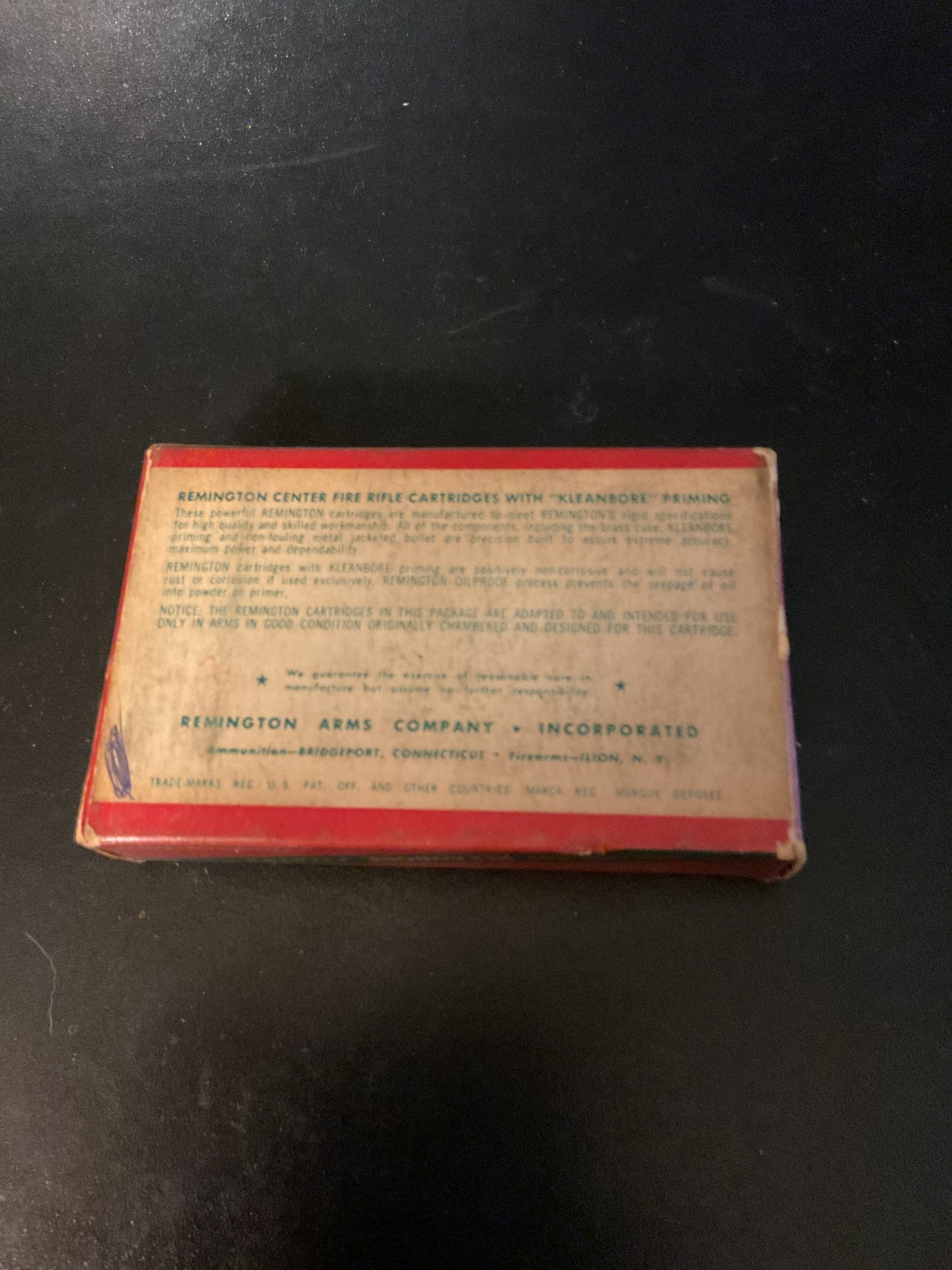 Vintage Remington Kleanbore 7mm Remington Magnum 175 Grain Soft Point Cartridges — Full Box of 20