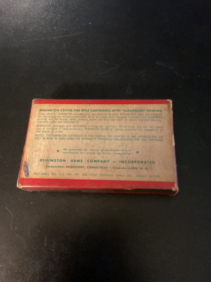 Vintage Remington Kleanbore 7mm Remington Magnum 175 Grain Soft Point Cartridges — Full Box of 20