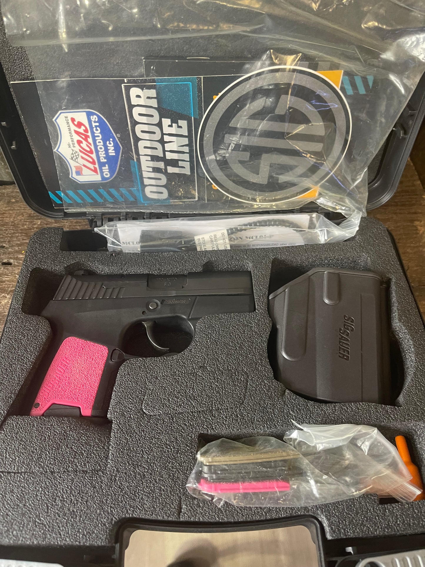 SIG Sauer P290RS .380 ACP Subcompact Pistol Package – Box, Holster & 3 Grip Sets