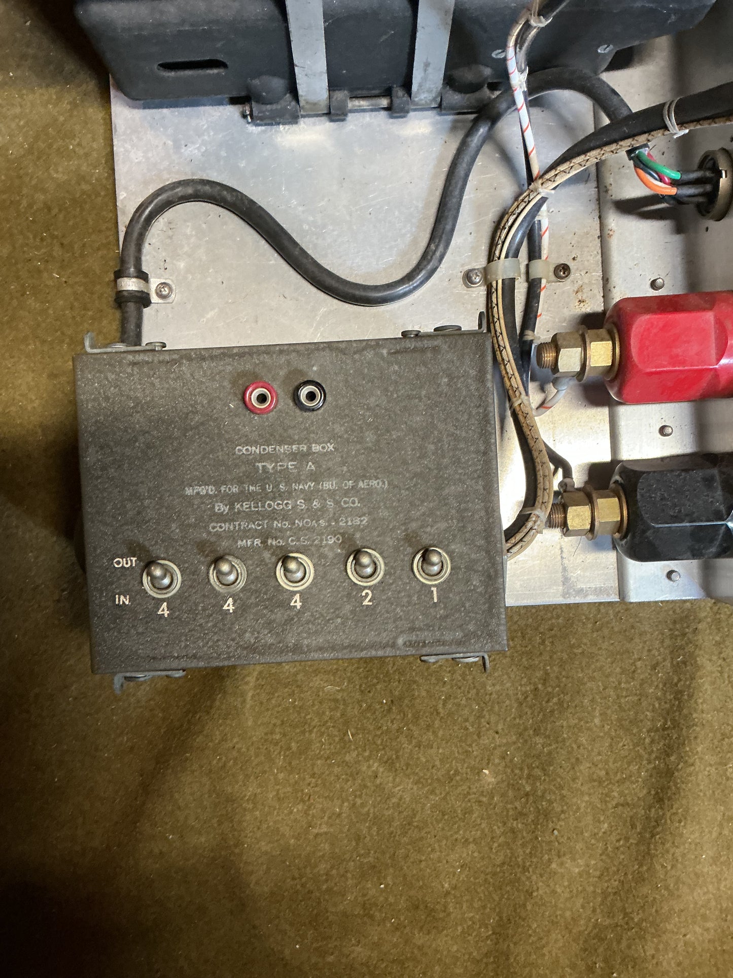 WWII U.S. Navy Bureau of Aeronautics Motor Generator