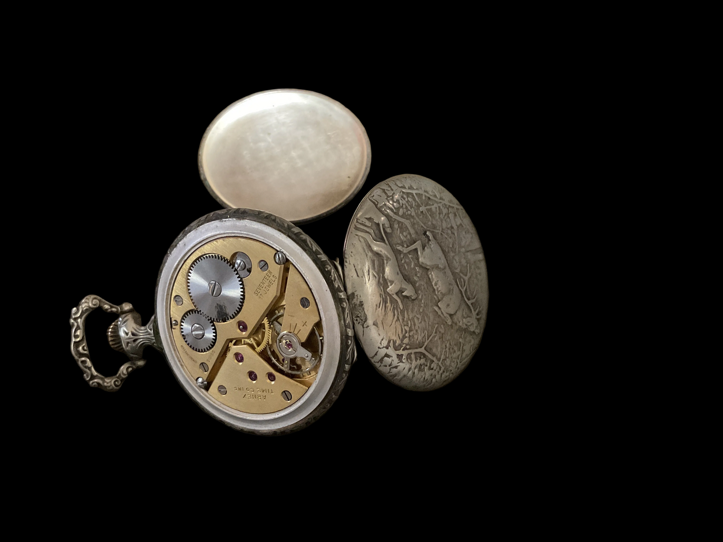 1950’s - 1970’s Arnex Time Co. 17 Jewel Mechanical Pocket Watch