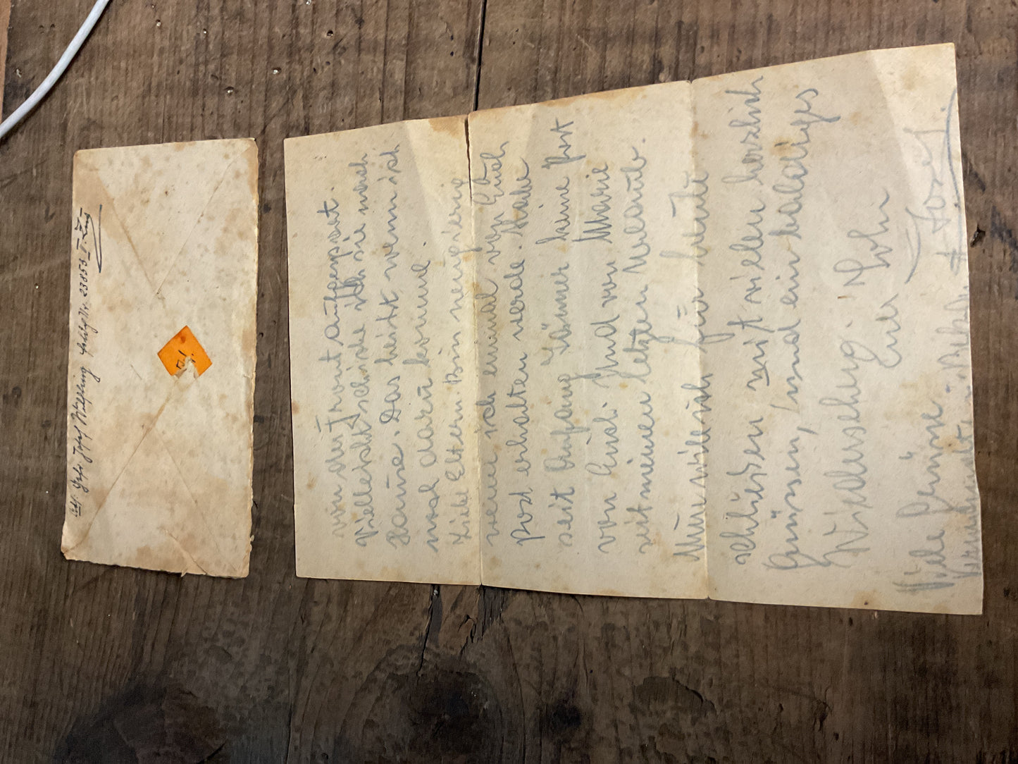 WWII German Wehrmacht Feldpost Letter & Envelope-Feldpost Nr. 23853-1943