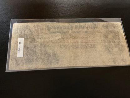 Confederate State of Virginia Fifty Dollar Treasury Note Civil war