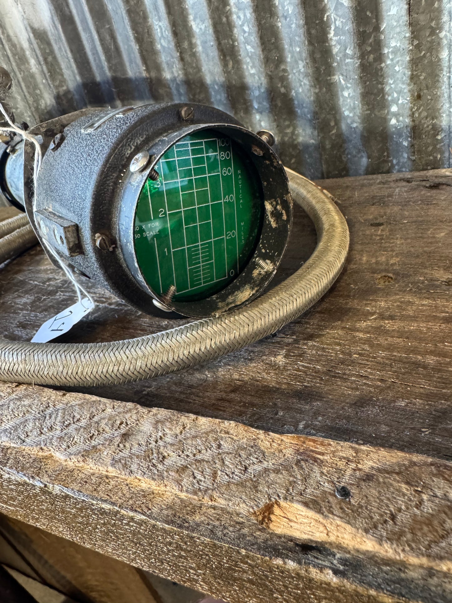 WWII U.S. Navy ID-15/APA-1 Radar Indicator Display Unit