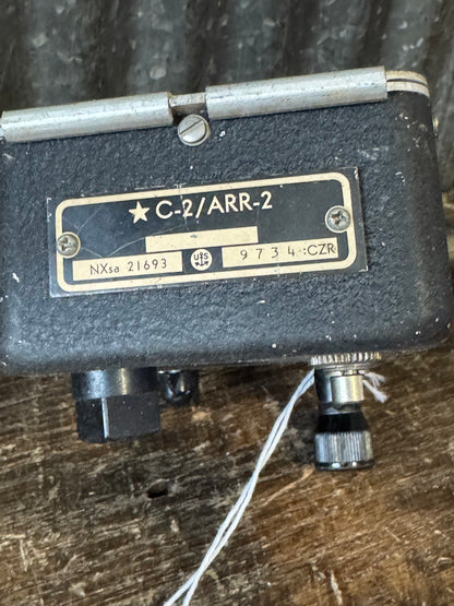 WWII U.S. Navy C-2/ARR-2 Aircraft Homing Receiver Control Box
