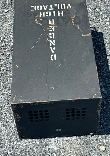 WWII U.S. Navy AM-14/APT High Voltage RF Amplifier
