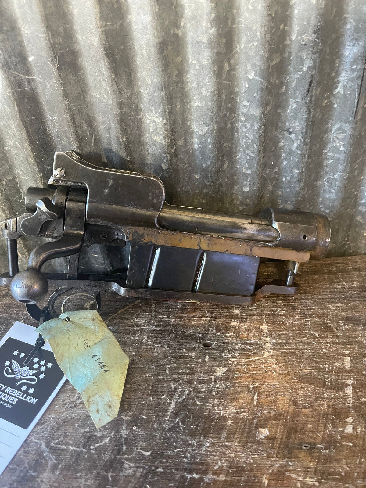 U.S. Model 1917 Enfield / P17 Complete Action – Eddystone ERA Marked – Bolt, Trigger, Magazine & Rear Sight Assembly