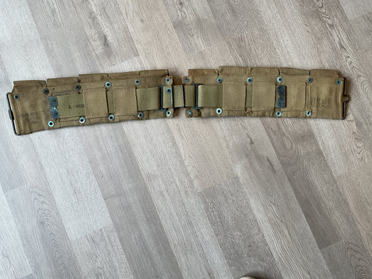 M1923 Cartridge Belt  Named -S. Weimer USMC