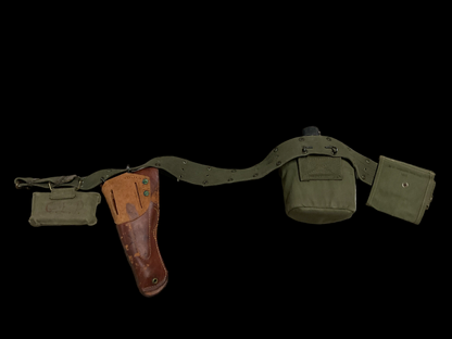 WWII US Army Pistol Belt Rig