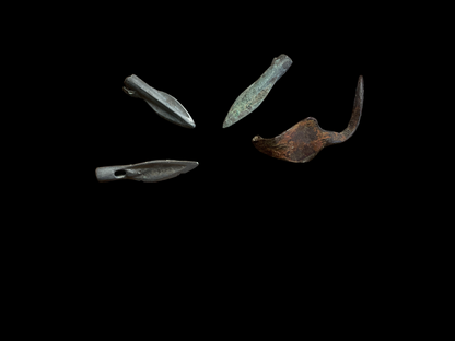 Collection of Dug Antique European Arrowheads