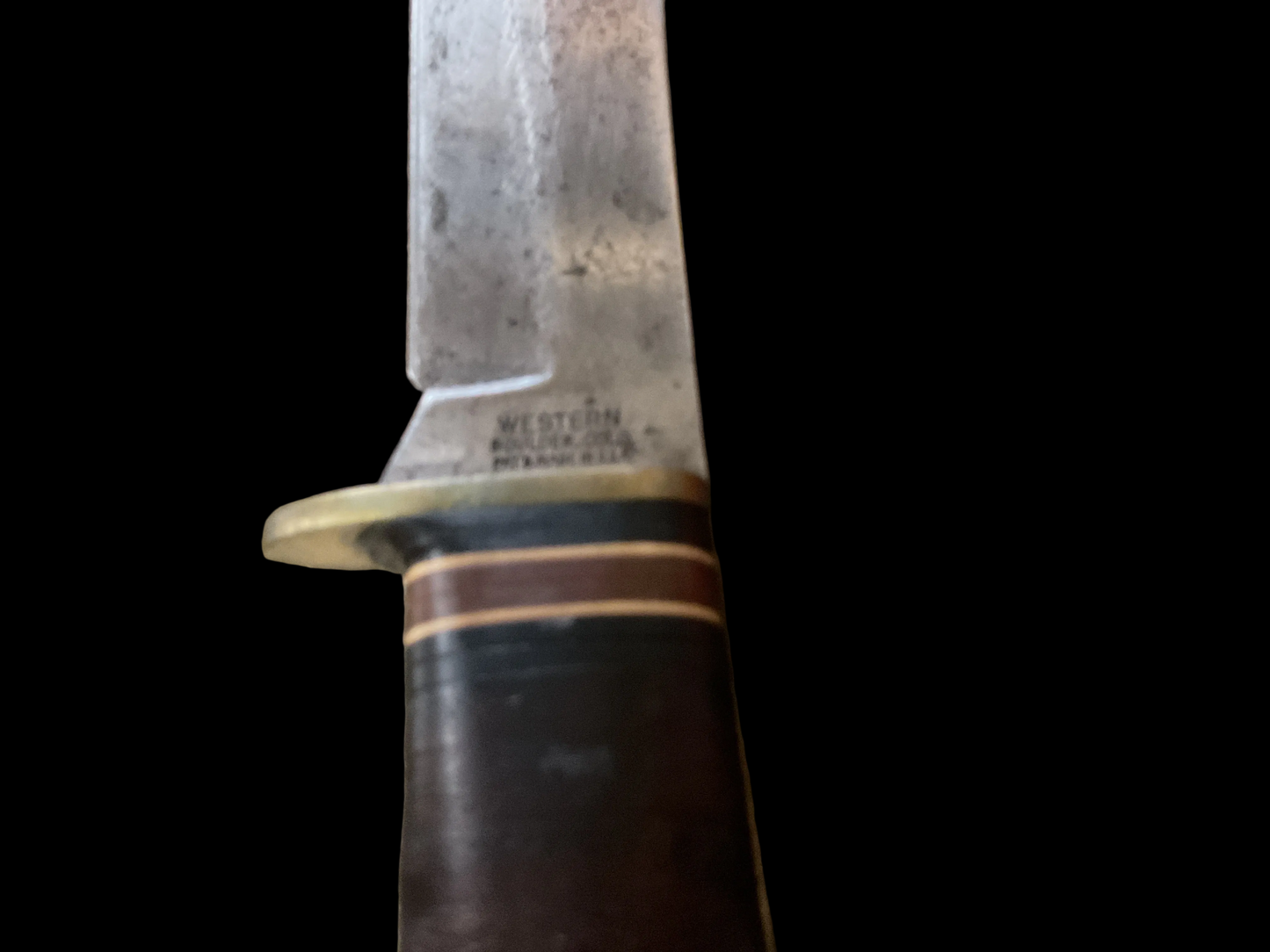 Western “Boulder, Colo.” Hunting Knife with Sheath