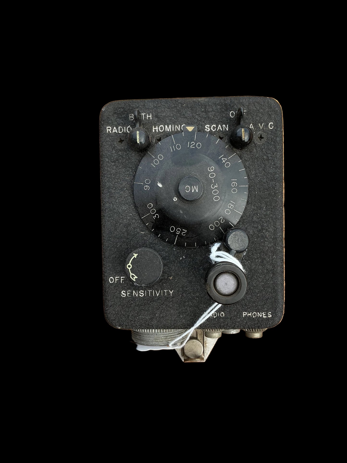 WWII Aircraft Radio Control Unit – Remote Tuning Panel (R215T / ADF Style)