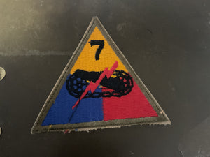 7th Armored Division Patch