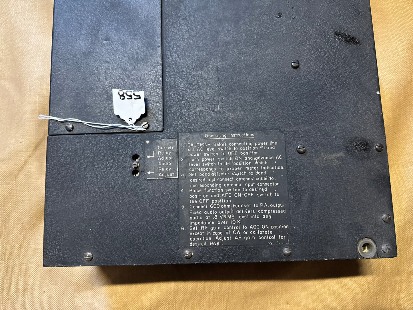 Military Communications Receiver XRR-5 – Multi-Band Naval Radio Receiver