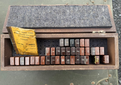 WWII/U.S. Military Crystal Unit Storage Set