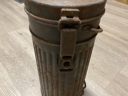 WWII German M30 Gas Mask w/ FE37 Filter & Original Canister-Wehrmacht WWII