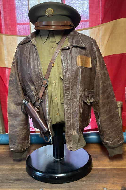 WWII Flight Jacket-Authentic and Indetified w/ extras