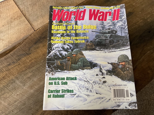 WORLD WAR II MAGAZINE   NOVEMBER 1999