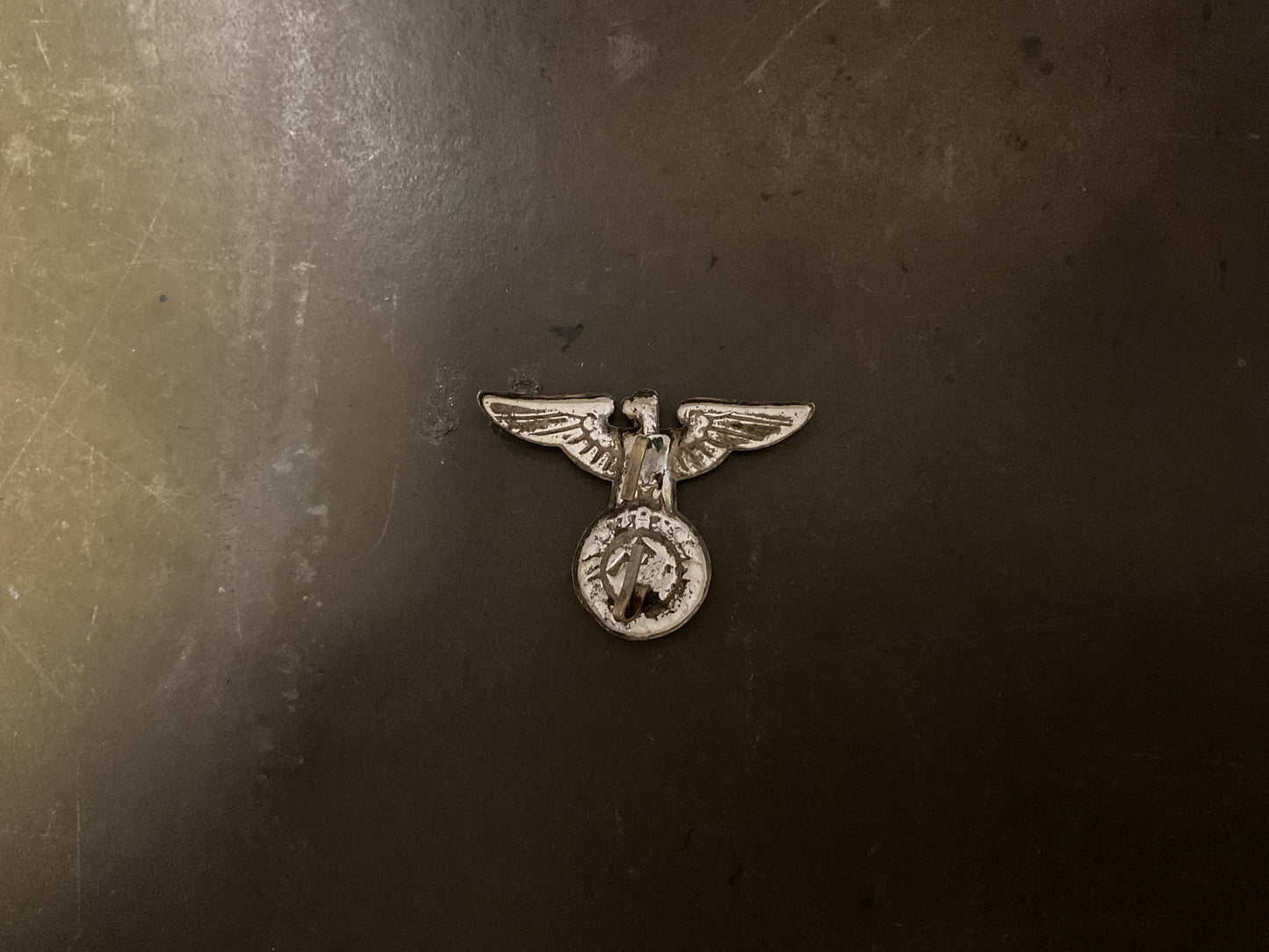 WWII Original German Cap Eagle Pin