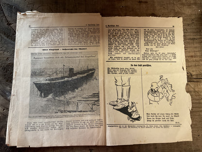 WWII German Propaganda Newspaper-Die O.E. Feldpost-Hitler’s Birthday Issue-2 April 1941 Issue