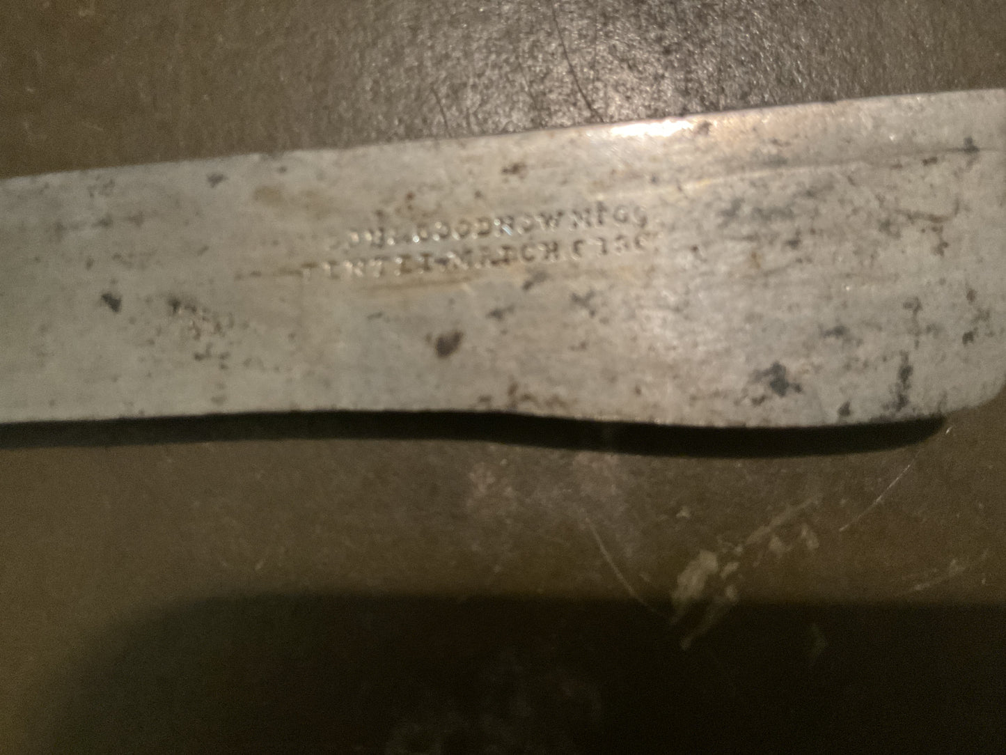Larson & Goodnow 8” Serving Knife dated 1860