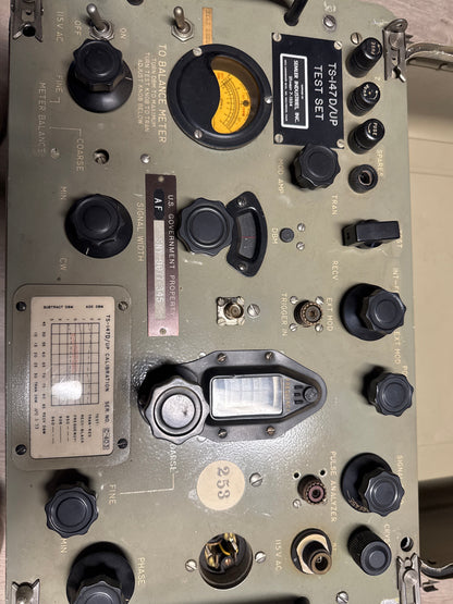 U.S. Military TS-147D/UP Radar Test Set (Complete)