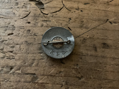 Original German “Heim Ins Reich” Enamel Lapel Badge