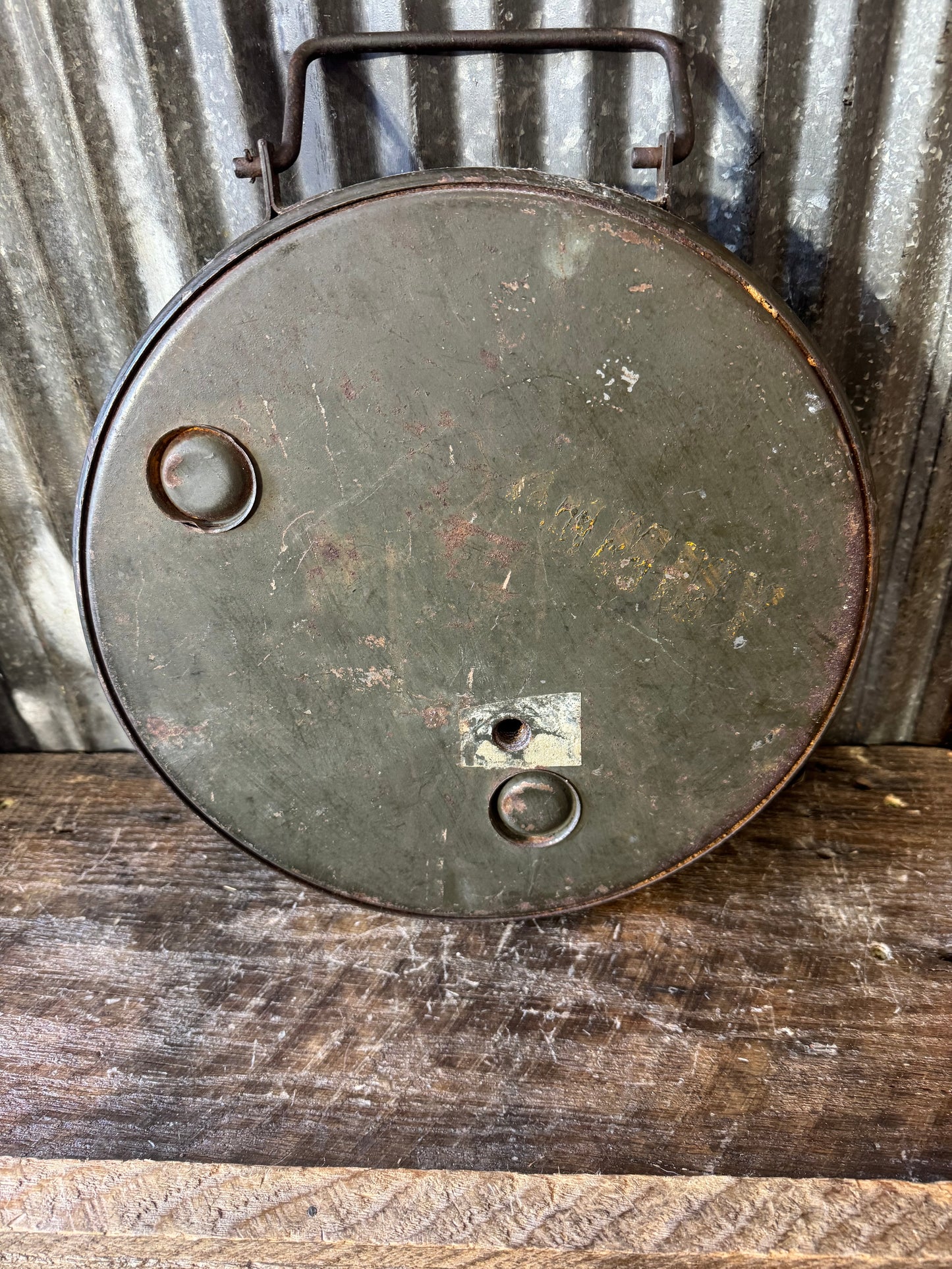 WWII German Tellermine Anti-Tank Mine — Inert Display