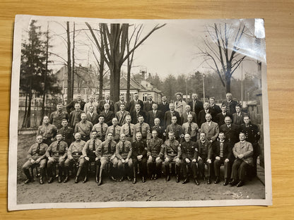 Original 1930’s German SA/NADAP Large Group Photo-Agfa-Lupe’s Paper-Framed