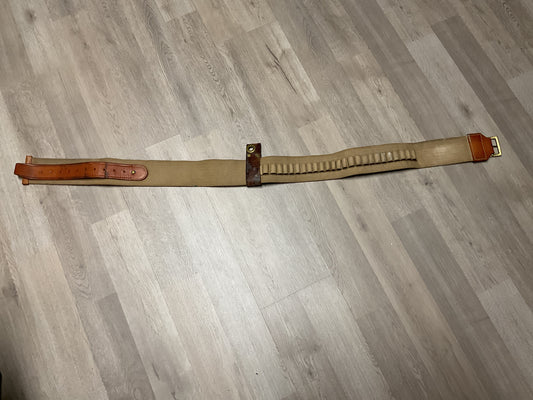 Canvas Pistol Cartridge Belt