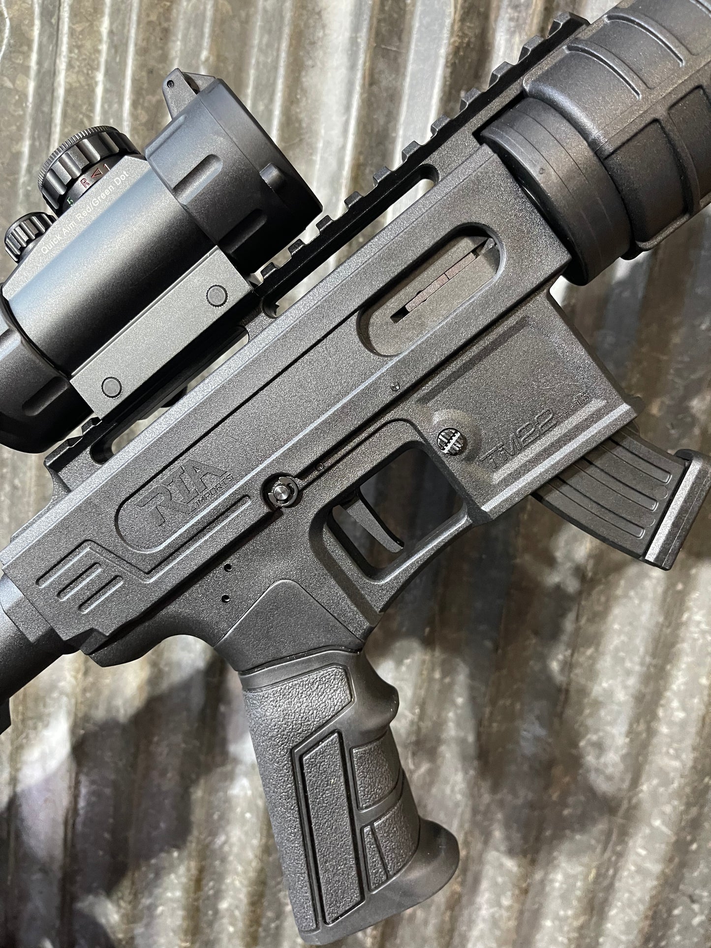 Rock Island Armory TM22 .22LR Rifle w/ UTG Red Green Dot & 2 Magazines