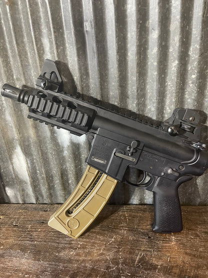 Smith & Wesson M&P15-22P .22 LR AR-Style Pistol – Quad Rail & Folding Sights