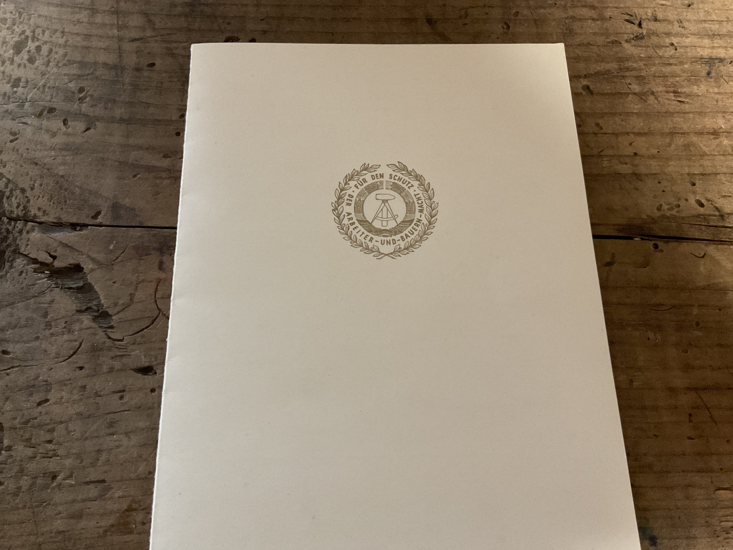 Original East German DDR Border Guard Dog Training Certificate-1986 to 1989