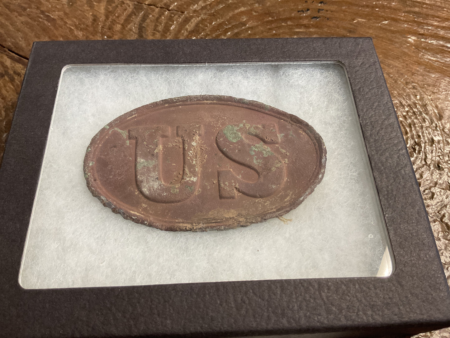 U.S. Belt Plate found Stones River off bypass Murfreesboro Tennessee. Civil War