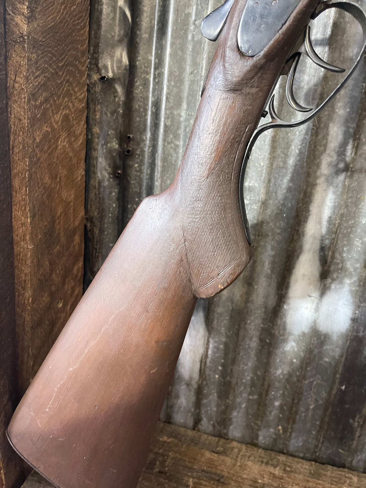 Sterling Side-by-Side 12 Gauge External Hammer Shotgun – Double Trigger