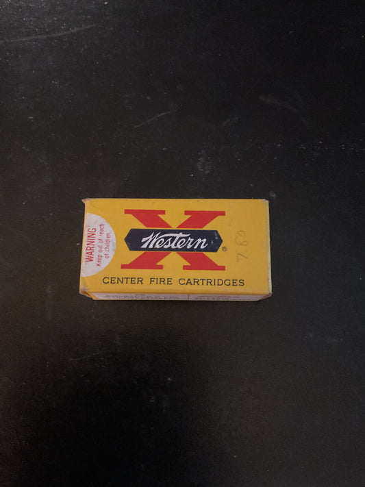 Vintage Western Super-X .25 Automatic Hollow Point Cartridges — Full Box of 50