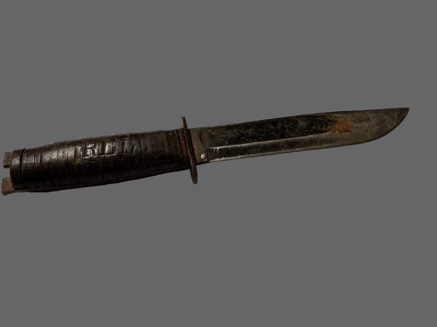 WWII ERA Fighting Knife Personalized Grip