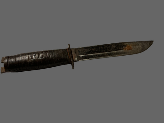 WWII ERA Fighting Knife Personalized Grip
