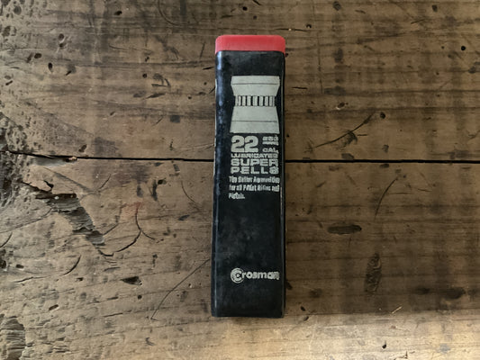 Vintage Daisy “Super Pellets” -.22 Cal Pellet Tin/Tube