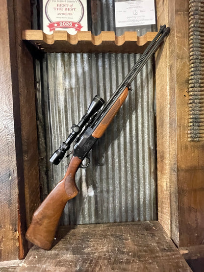 Savage Model 24V-A .222 Remington / 20 Gauge Over-Under Combination Gun w/ Tasco Scope