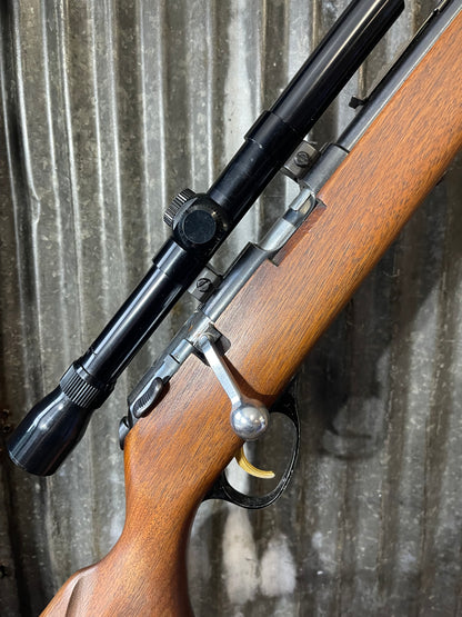 Marlin Model 81 Tube-Fed Bolt Action .22 LR Rifle with Weaver Scope