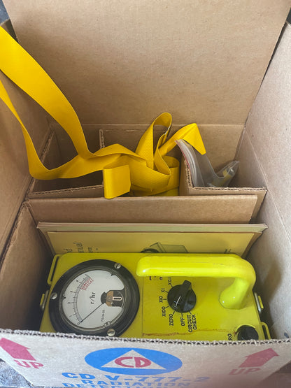 Cold War CD V-777-2 Civil Defense Radiation Detection Kit Complete w/ Manuals & Box