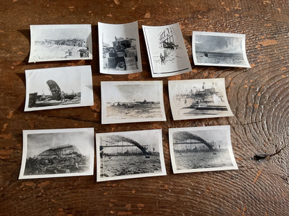 Original WWII Battlefield Photo Group (F)