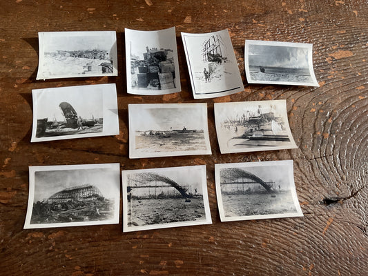 Original WWII Battlefield Photo Group (F)