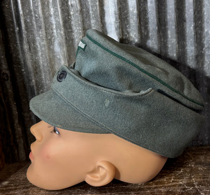 Original WWII German Heer M43 Field Cap – Army Mountain Troops / Jäger Style