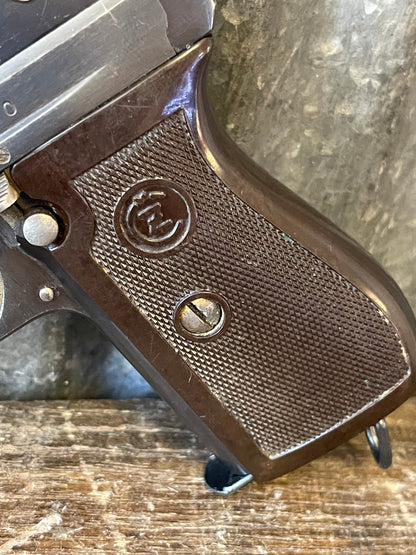 WWII German-Occupation CZ 27 / vz. 27 – DR Marked – Serial No. 19700 – Matching Numbers – Waffenamt Barrel – Original Holster, 2 Magazines & Two U.S. Bring-Back Certificates