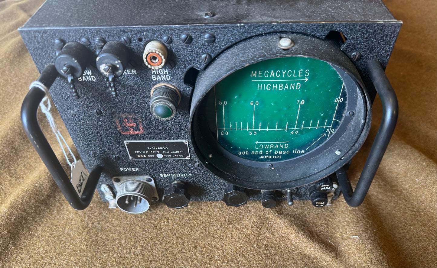WWII R-61/ARQ-5 Panoramic Receiver
