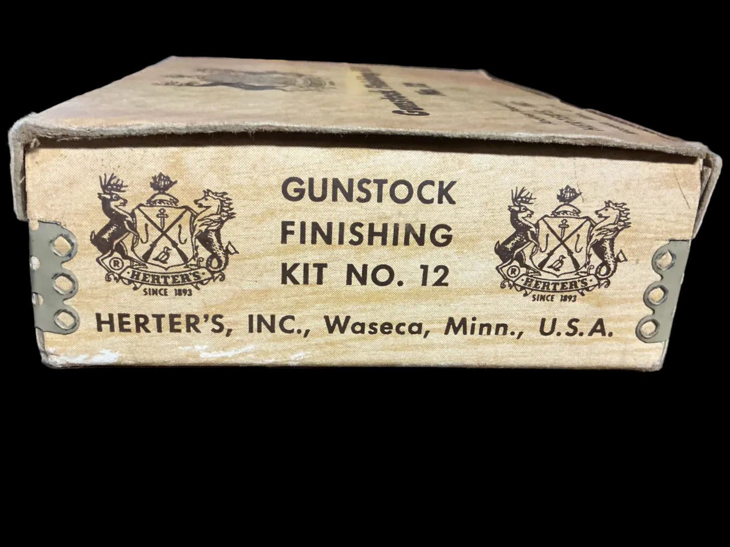 Vintage Herter’s Gunstock Finishing Kit No. 12-Original Box, Waseca, Minnesota