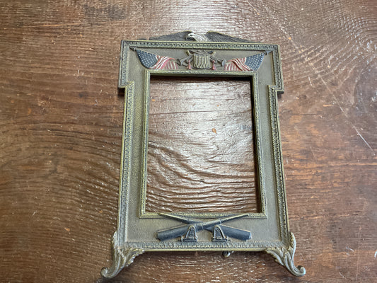 WWI BRASS Picture Frame